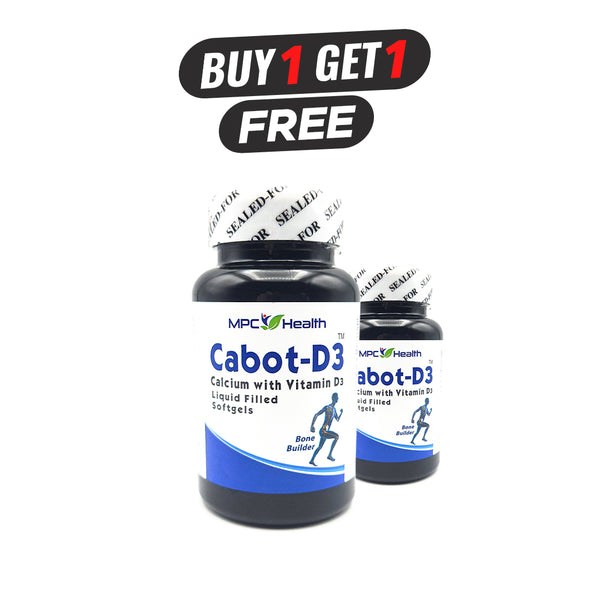 Cabot-D3 Softgels (30s)  (Buy One Get One Free) (For Strong Bones, Teeth, and Muscles)