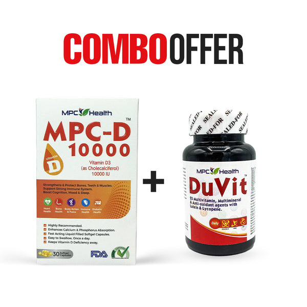 MPC-D 10000+ Duvit (Prevent Vitamin D Deficiency + Boost Overall Health)