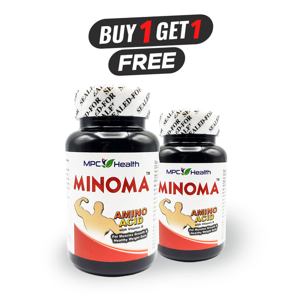 Minoma Tablets (90s) (Buy One Get One Free) (Natural Support for Muscles & Weight Gain)
