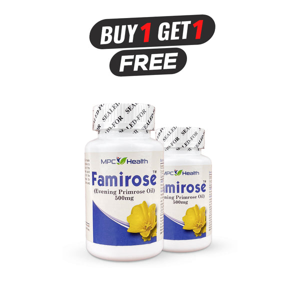 Famirose Softgels (30s) (Buy One Get One Free) (Hormonal Balance, Prevents Symptoms of PMS, PCOS and Menopause, Women’s Health Booster)