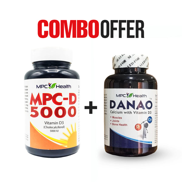 MPC-D 5000IU (60s) + Danao (30s) (Prevent Vitamin D deficiency + Strengthen Bones, Teeth & Muscles)