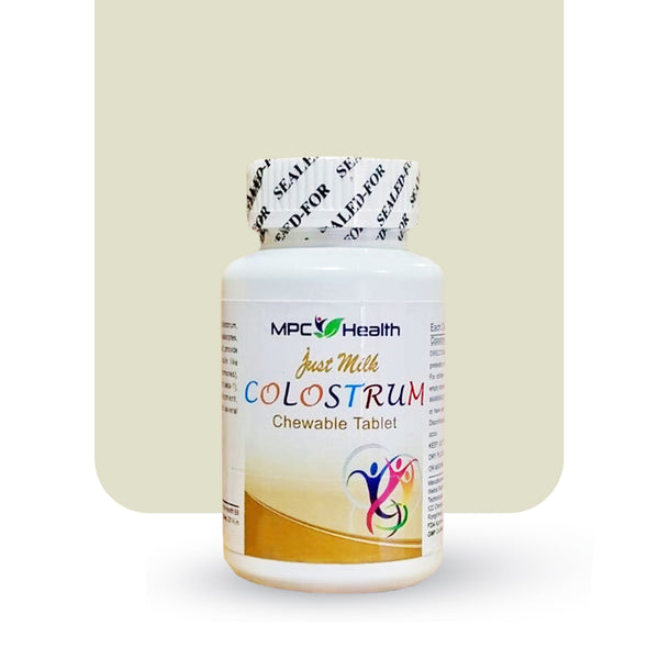 Just Milk Colostrum Chewable Tablets (Overall Growth and development,immune booster,energy,Mental Focus)
