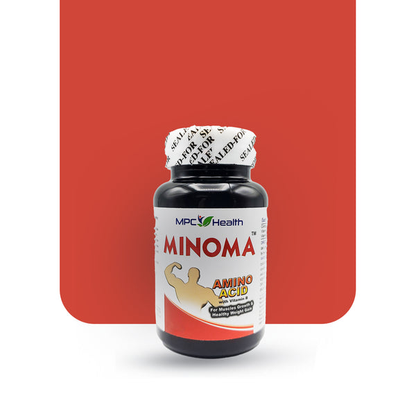 Minoma Tablets (Natural Support for Muscles & Weight Gain)