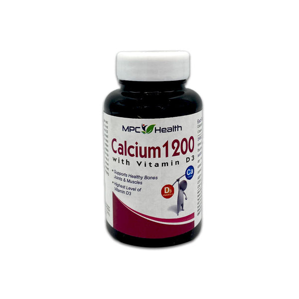Calcium 1200 With Vitamin D3 Tablets (Addresses Calcium Deficiency, Builds Strong Bones, Muscles, Teeth)