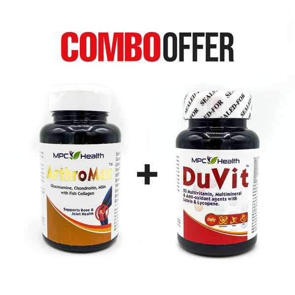 Arthromax + Duvit (Support Joint Health + Fulfill Nutrients Needs)