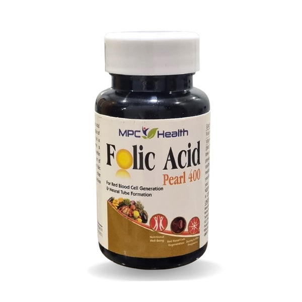 Folic Acid Pearl 400 (Prevents Neural Tube Defects, Promotes Healthy Pregnancy).