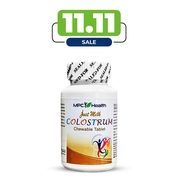 Just Milk Colostrum Chewable Tablets (60s) (Overall Growth and development, immune booster, energy, Mental Focus)