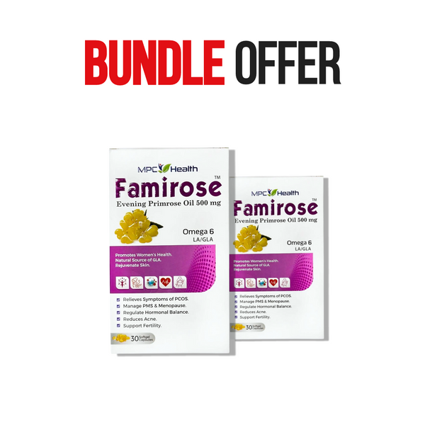 Famirose Softgels (30s) (Bundle Offer) (Hormonal Balance, Prevents Symptoms of PMS, PCOS and Menopause, Women’s Health Booster)