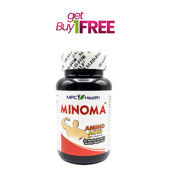 Minoma Tablets (90s) (Natural Support for Muscles & Weight Gain)