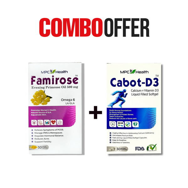 Famirose (30s)+Cabot-D3 (30s) (Hormonal Balance & Healthy Bone Density)