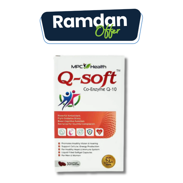 Q-Soft Softgel (30s)  (Support cellular energy, antioxidant defense, and fertility for both men and women while overcoming all sorts of weakness)