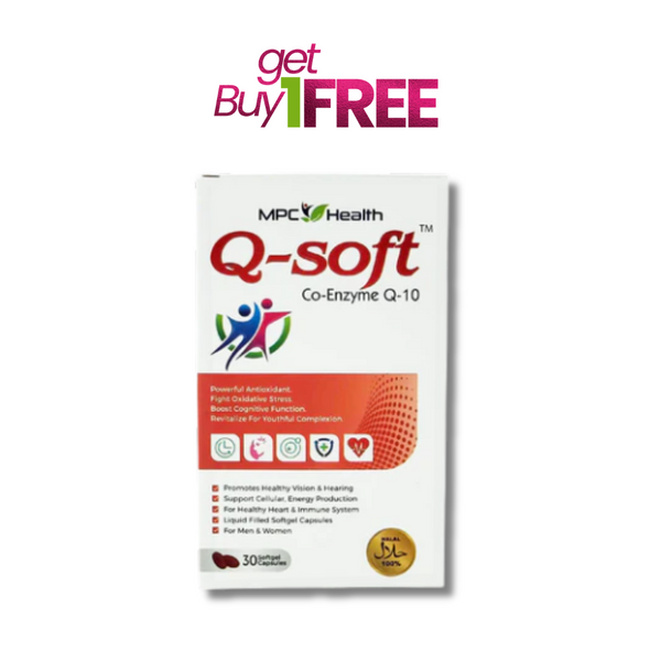 Q-Soft Softgel (30s)  (Support cellular energy, antioxidant defense, and fertility for both men and women while overcoming all sorts of weakness)