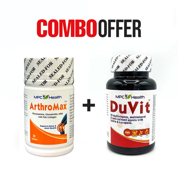 Arthromax + Duvit (Support Joint Health + Fulfill Nutrients Needs)