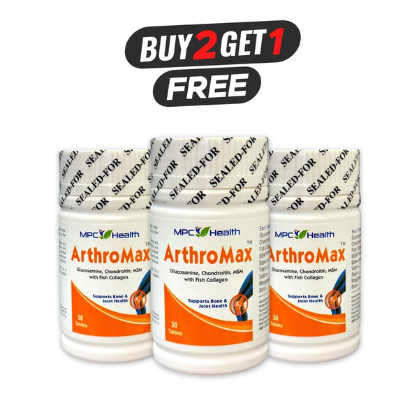 Buy 2 Arthromax (30s) Get 1 Arthromax (30s) Free (Relieve Joint Pain, Promote health of Cartilage and ligaments, Improve Flexibility and Mobility)