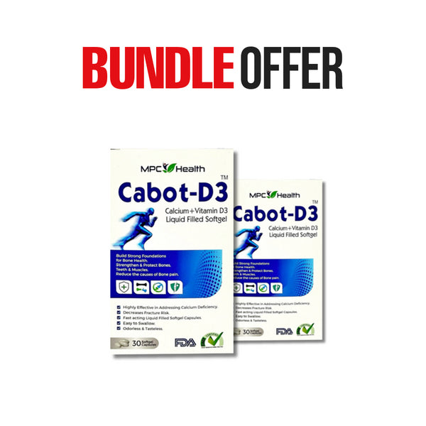 Cabot-D3 Softgels (30s) (Bundle Offer) (For Strong Bones, Teeth, and Muscles)