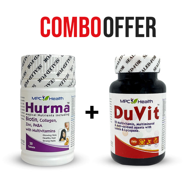 Duvit (60s)+Hurma (30s) (SUPPORT SKIN, HAIR, NAILS AND PREVENT DEFICIENCIES)