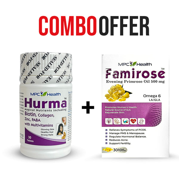 Hurma (30s)+Famirose (30s) (SUPPORT SKIN,HAIR,NAIL WITH HORMONAL BALANCE)