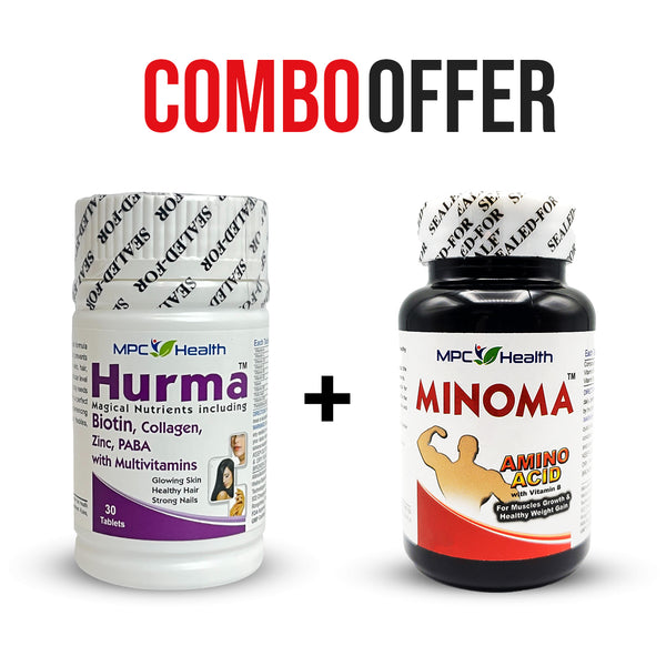 Hurma (30s)+Minoma (90s) (Support Skin, Hair and Nails + Promote Muscle Growth)