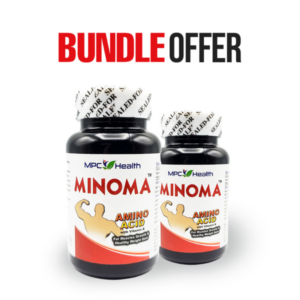 Minoma Tablets (90s) (Bundle Offer) (Natural Support for Muscles and Weight Gain)