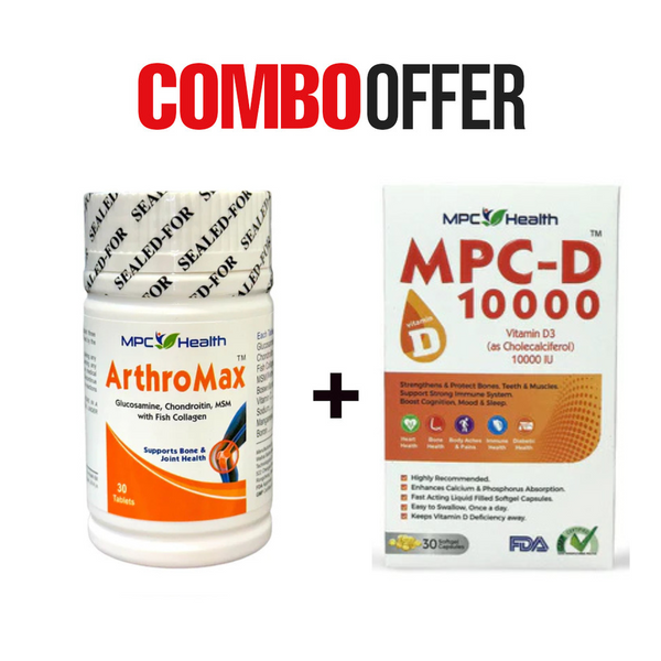 Arthromax (30s) + MPC-D 10,000 Softgels (30s)