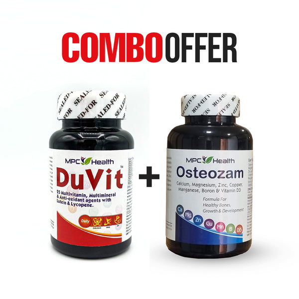 Duvit + Osteozam (Fulfill nutrients needs + Support Bone Health)