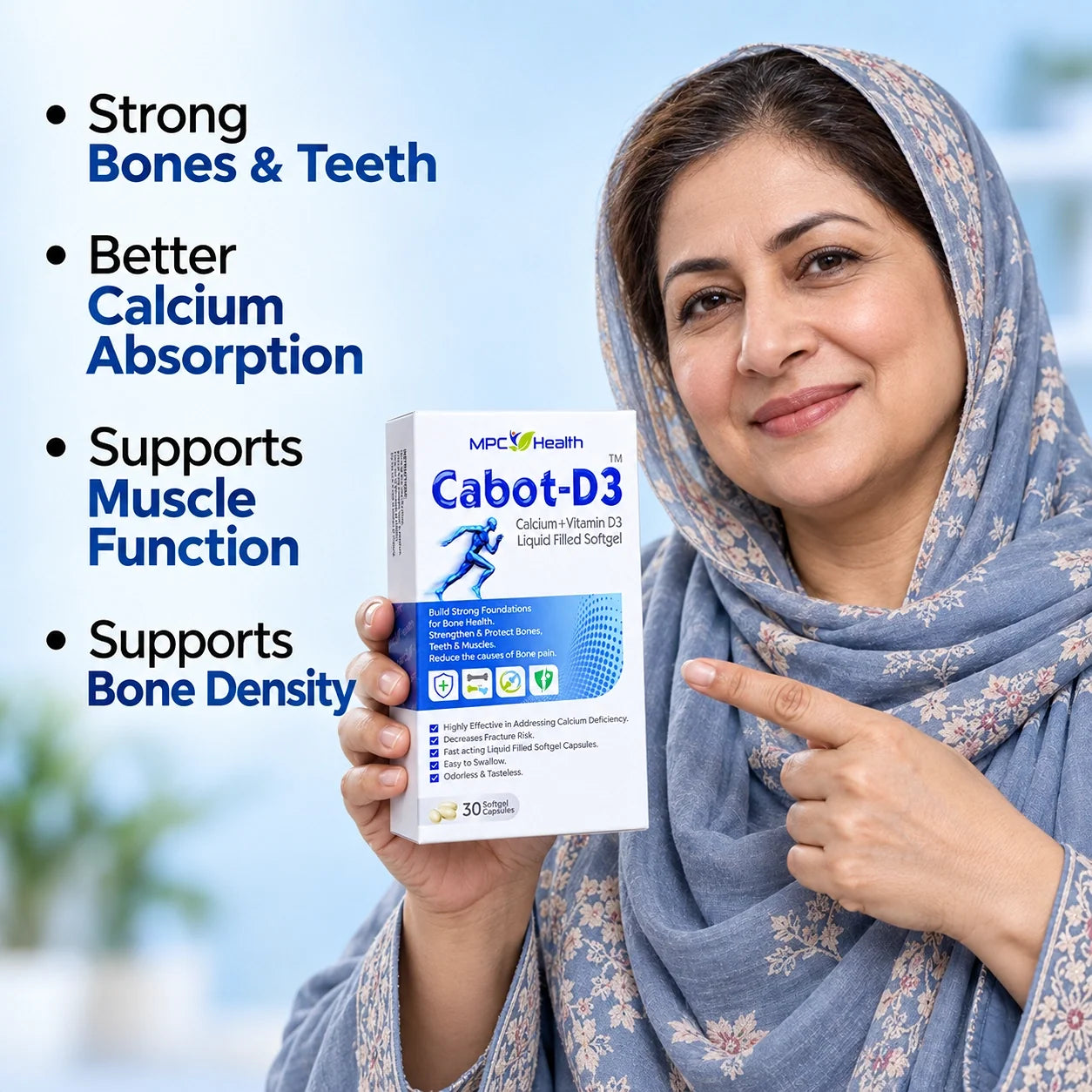 Cabot-D3 benefits