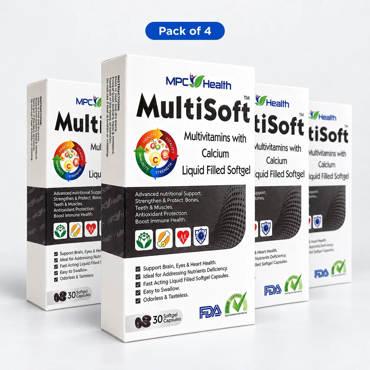 MultiSoft pack of 4