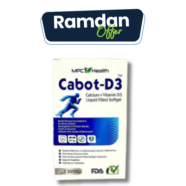 Cabot-D3 Softgel (30s) (For Strong Bones, Teeth, and Muscles)