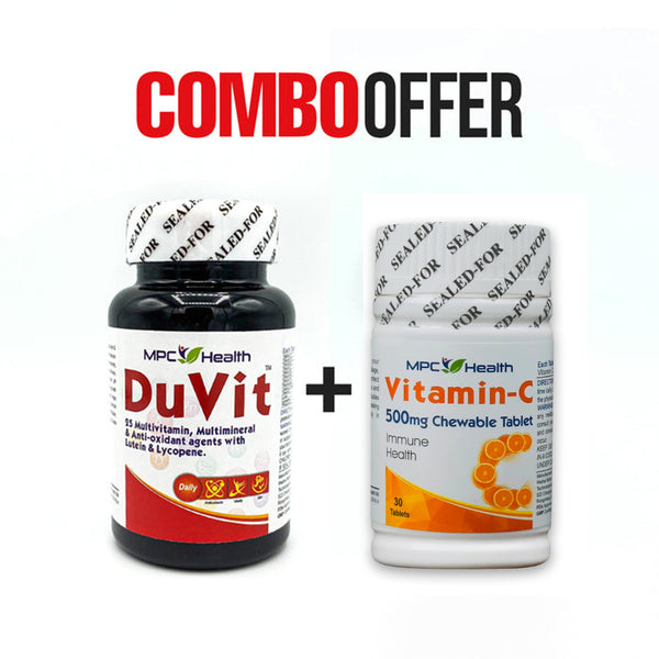 Duvit & Vitamin-C (Prevent Nutritional deficiency + Promote Skin Health)